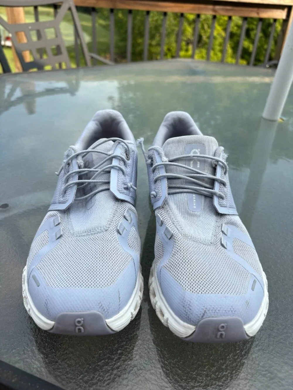 On Cloud Running/Walking Sneakers Cobble Surf Women’s 9 Swiss Engineered Grey